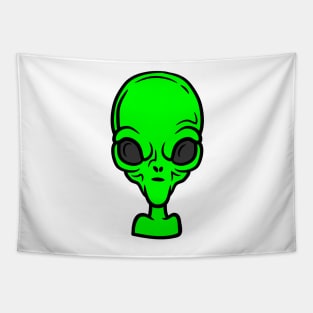 ALIEN FUNNY SHIRT Tapestry