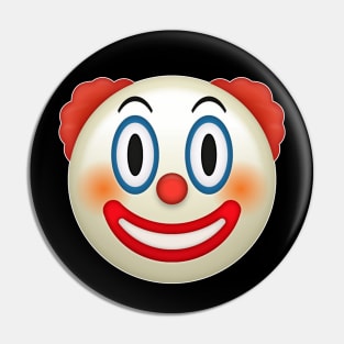 Clown Face Emoji Pin