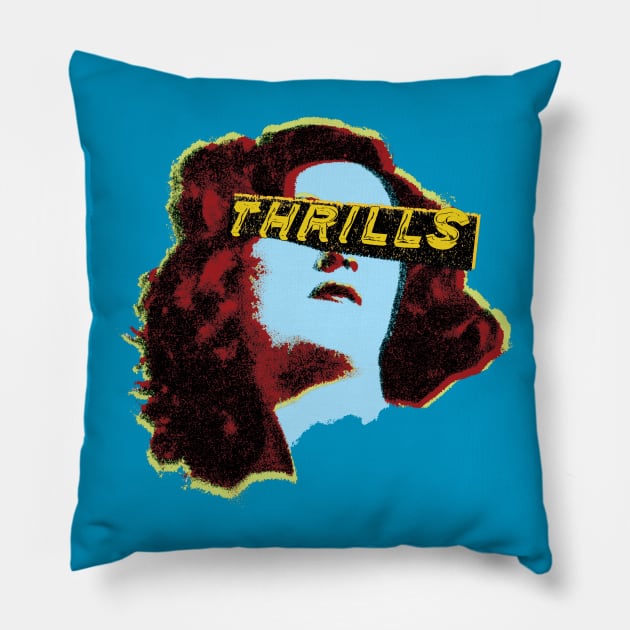 Thrill Girl Pillow by SmayBoy