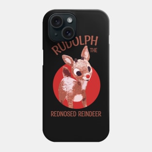Red Nosed Reindeer Phone Case