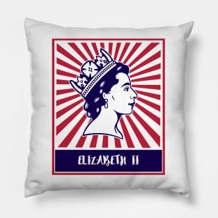 Queen Elizabeth RIP Pillow