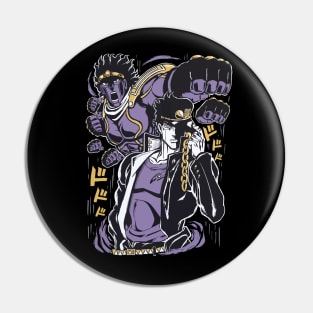 Jotaro x Star Platinum Pin