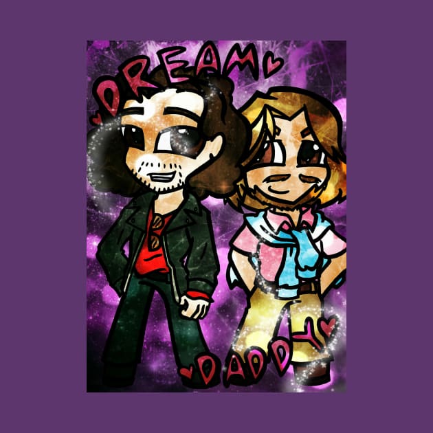 Dream Daddy - Dad Danny and Dad Arin by ScribbleSketchScoo