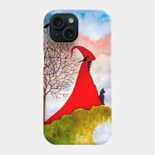 Red Witch Spell for Love Phone Case