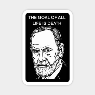 SIGMUND FREUD quote .2 - ink portrait Magnet