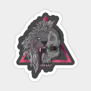 Lion and Skull Magnet