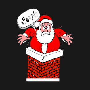 Merry And Bright Santa T-Shirt