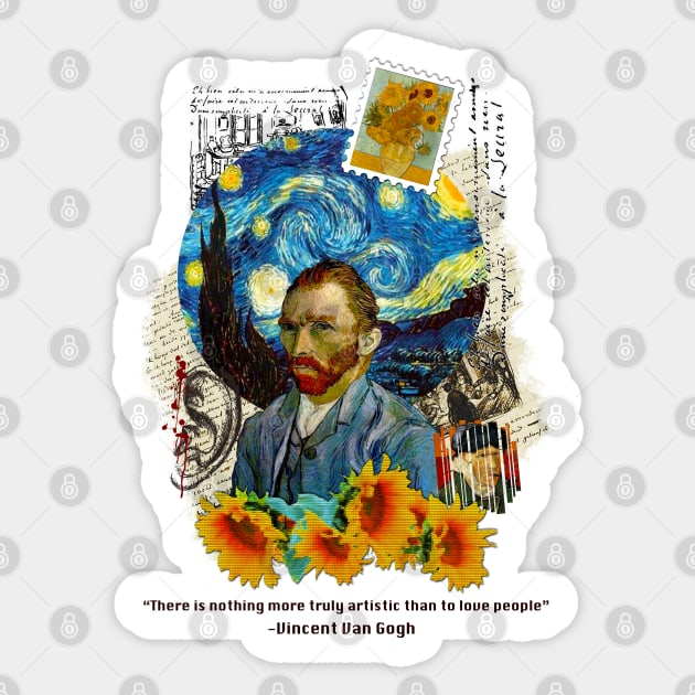 Van Gogh art - Van Gogh Art - Sticker