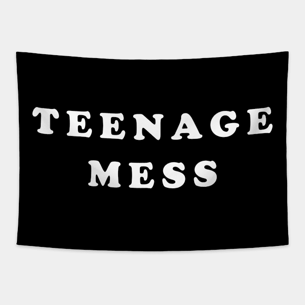 Teenage Mess Tapestry by sewwani