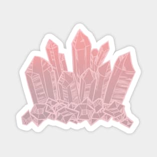 Pink Crystals Magnet