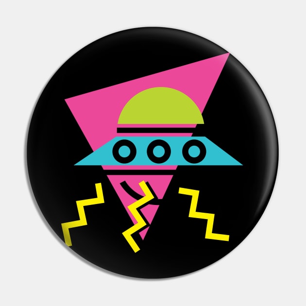 Glaxy Spaceship Pin by holidaystore