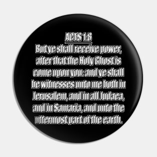 Acts 1:8 KJV Pin