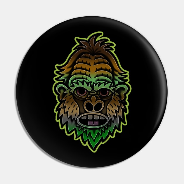 Wild Man of the Woods Pin by Squatchyink