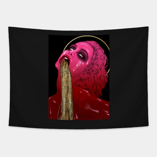 St. Theresa Tapestry by VeronicaLux