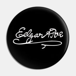 Horror Visionary - Edgar Allan Poe Signature 2 Pin