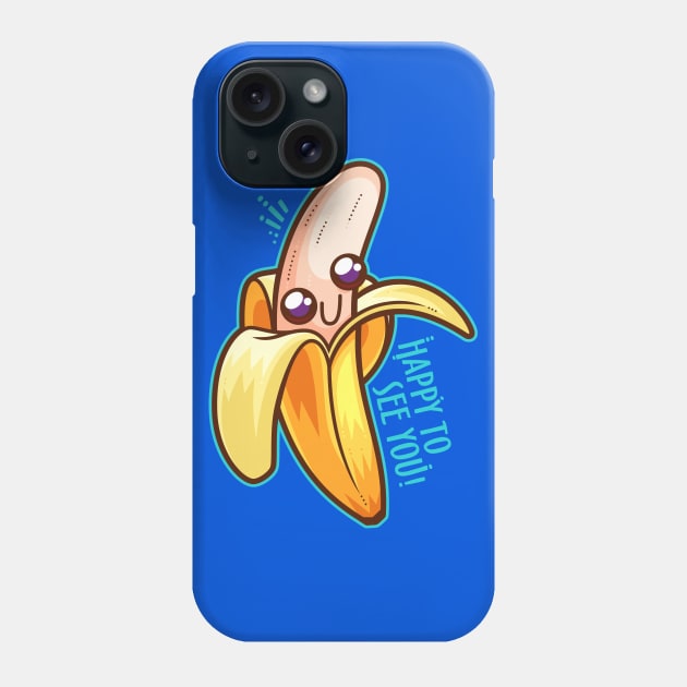 Happy Banana Phone Case by ArtisticDyslexia