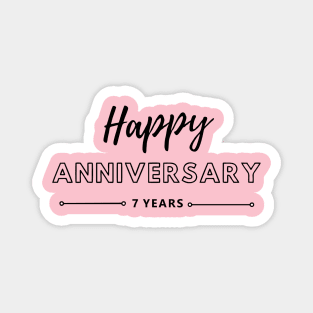 Happy Anniversary | 7 Year Magnet