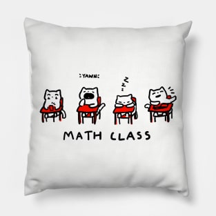 Math Cats Pillow