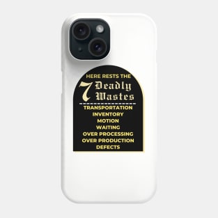 LEAN SIX SIGMA / TIMWOOD / 7 Wastes. Phone Case