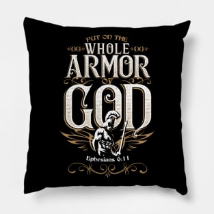 Bible Verse Armor of God Gift for Christian Pillow