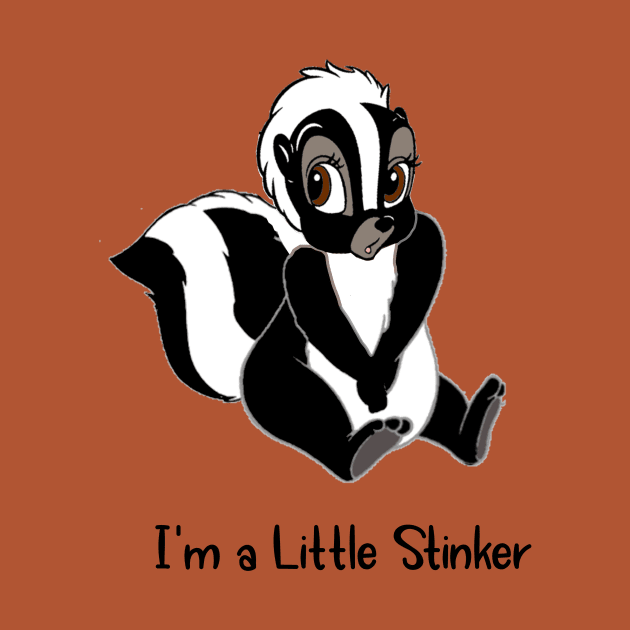 I'm a Little Stinker Skunk by numpdog
