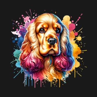 Bright Watercolor Cocker Spaniel T-Shirt