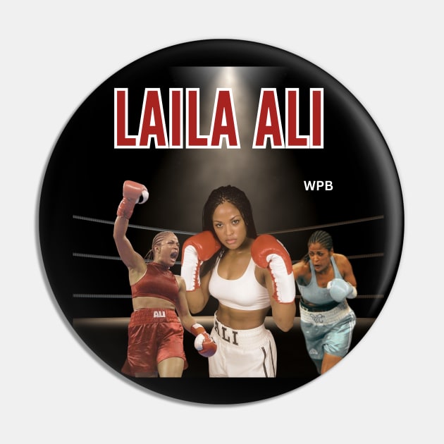 Laila Ali and Muhammad Ali Legacy T-Shirt Pin by WPB Sports shop