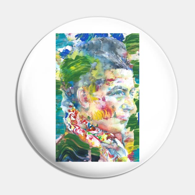 SIMONE DE BEAUVOIR oil and watercolor portrait Pin by lautir