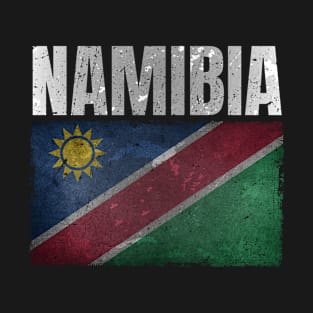 Distressed Namibia Flag Graphic Gifts for Men Women Kids Namibian T-Shirt