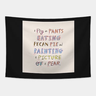 The Letter P Tapestry