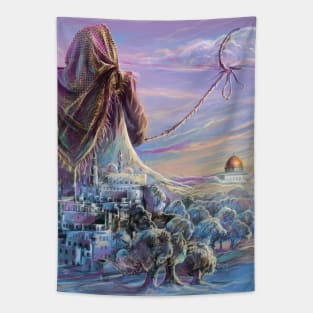 Free Palestine Drawing Jerusalem freedom painting Tapestry