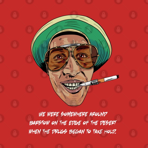 Fear and Loathing in Las Vegas (with quote) by Black Snow Comics