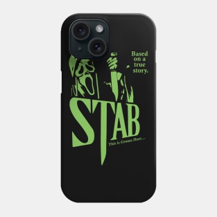 Horror movie logo -  based on a true story Phone Case