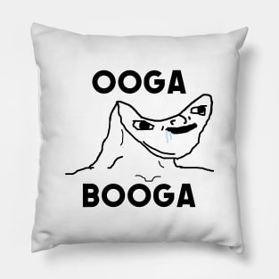 Ooga Booga Brainlet Meme Pillow