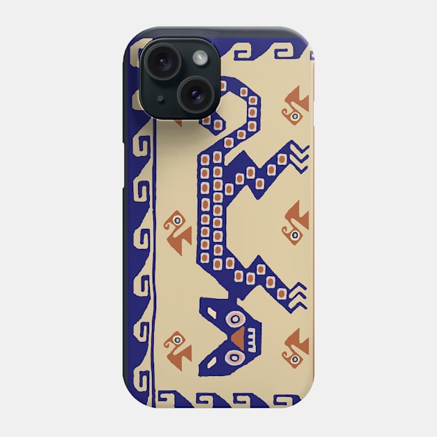 Inca Gatos y Aves Phone Case by Esprit-Mystique