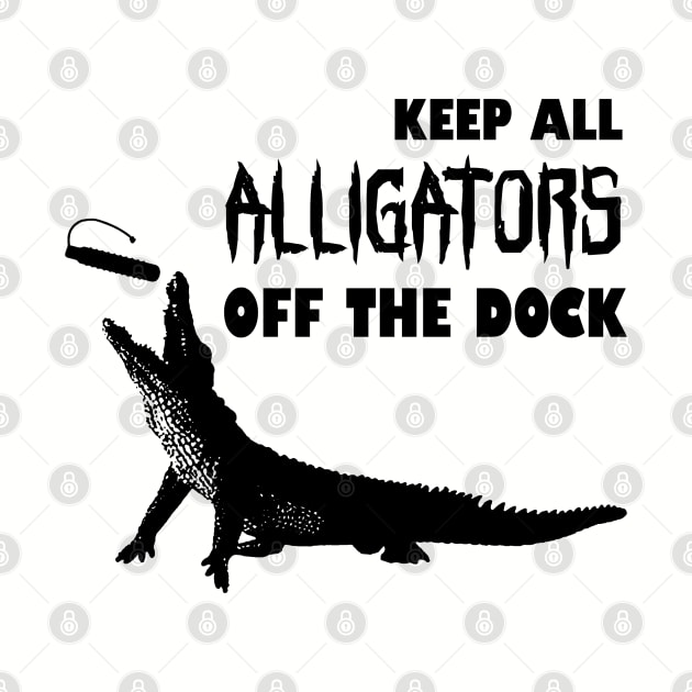 Dock Diving Gator - Black by ApolloOfTheStars