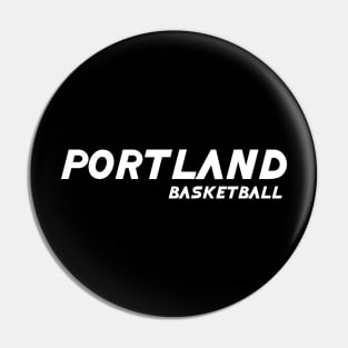 Portland Basketball Pin