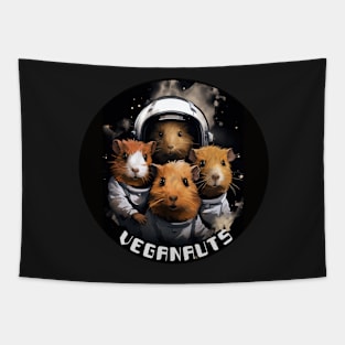 Vegan Guinea Pig Astronauts Tapestry