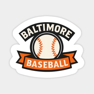 Baltimore Baseball Magnet