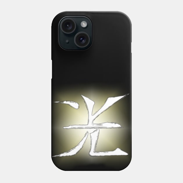 Light Kanji Phone Case by DustinEatonWorks