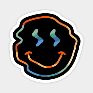 Rainbow Smiley Magnet