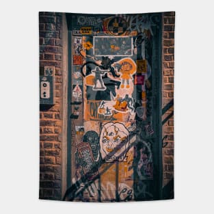 Street Art Graffiti Stickers NYC Tapestry