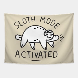 Sleepy Sloth - Sloth on a Branch Tapestry