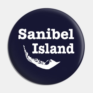 Sanibel Island Outline Pin