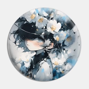 Lonely Flower Chibi Pin