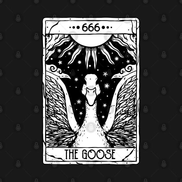 Funny The Goose Tarot Card by A Comic Wizard