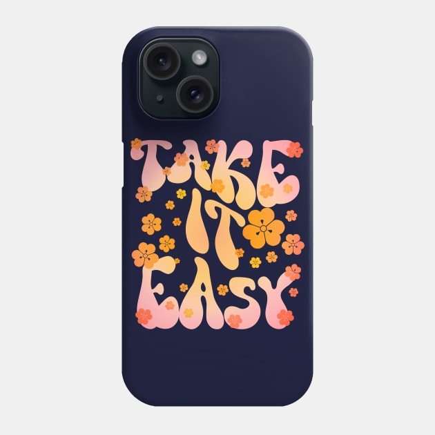 Take it easy a cute groovy summer time vibes Phone Case by Yarafantasyart