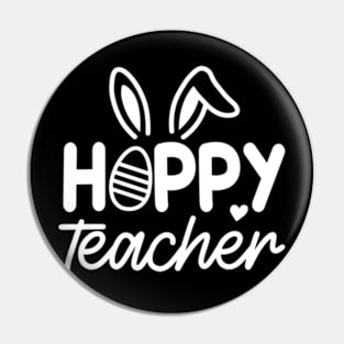 Hoppy Teacher | Teacher Easter  | Happy Easter | Teacher Appreciation | Teacher Life Pin