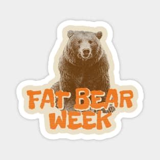 Fat Bear Week Vintage Magnet