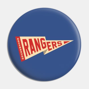 Greensburg Rangers - Red Pennant Pin